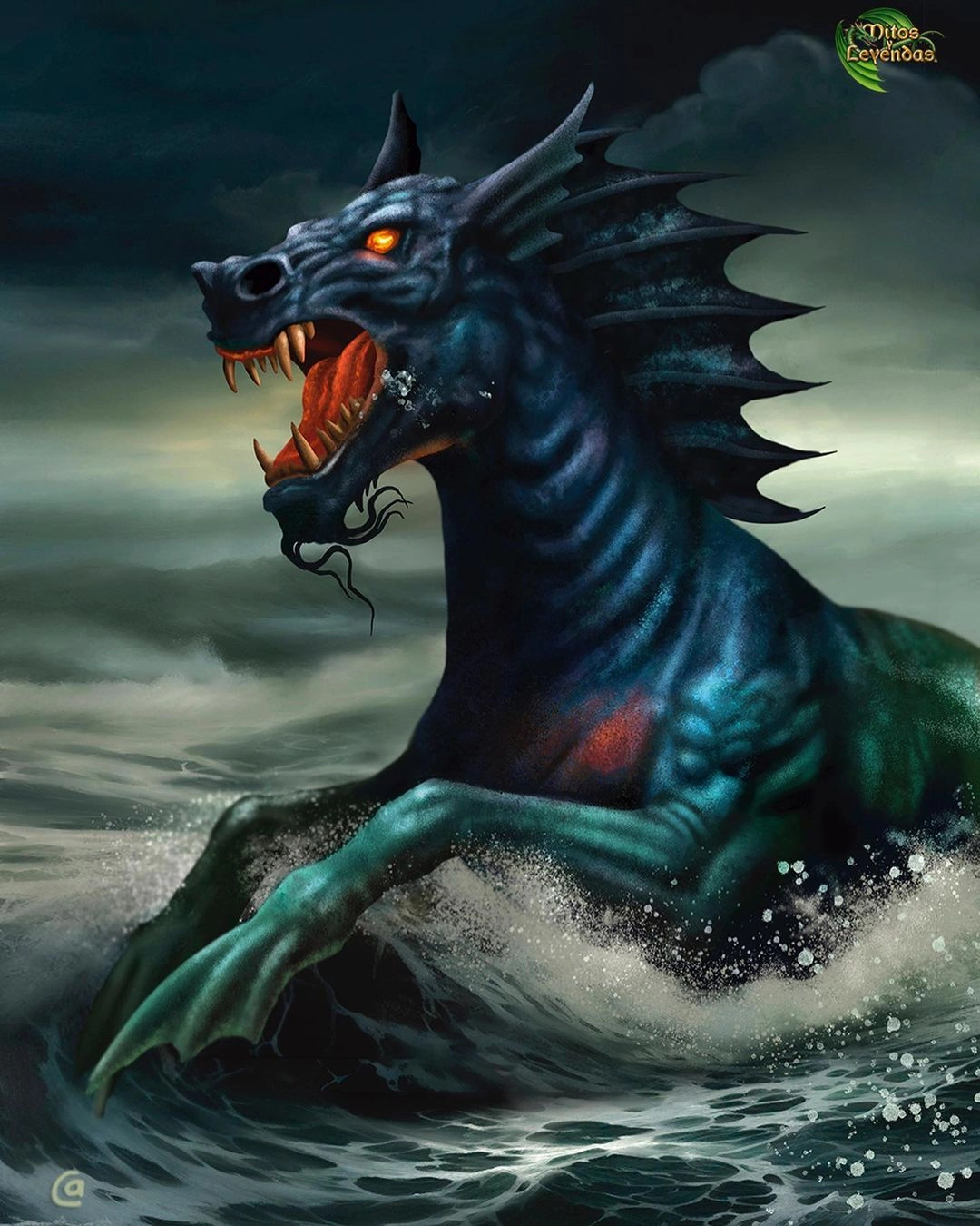 Ilustración de la baraja Dragones